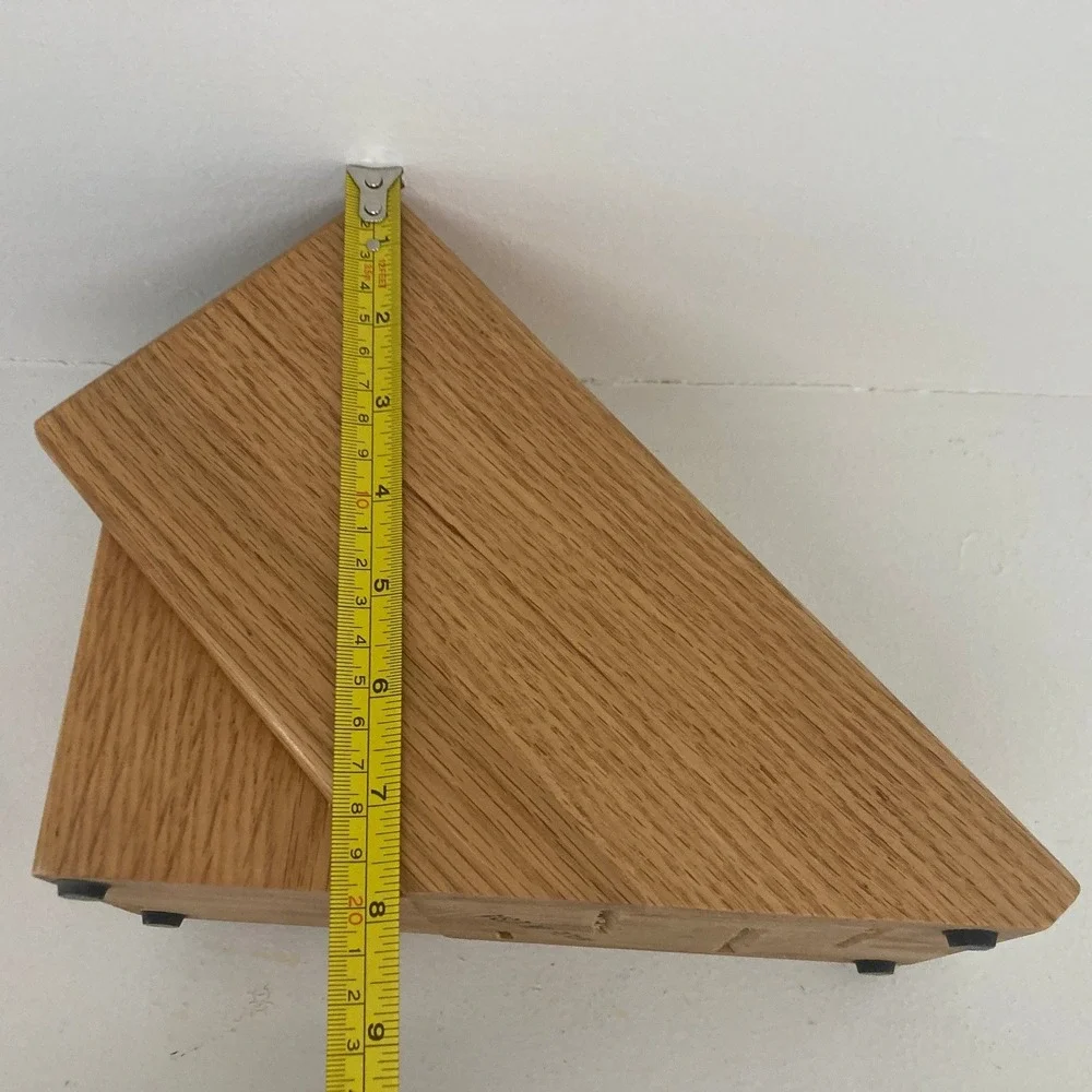 VTG Cutco 5 Slot Honey Oak Knife Block Homemaker Knife Block USA Made Cookware